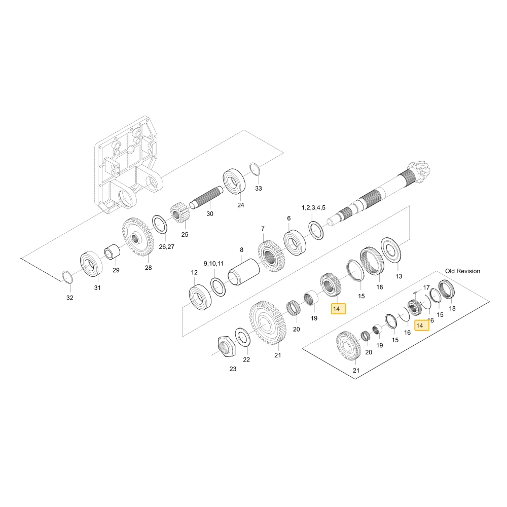 Piasta wielowypustu KIOTI T4815-22811
