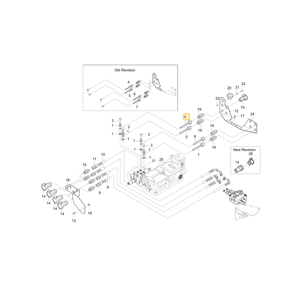 Rurka hydrauliczna A KIOTI T4815-46303