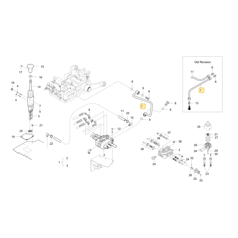 Rurka hydrauliczna J1 KIOTI T4815-47313