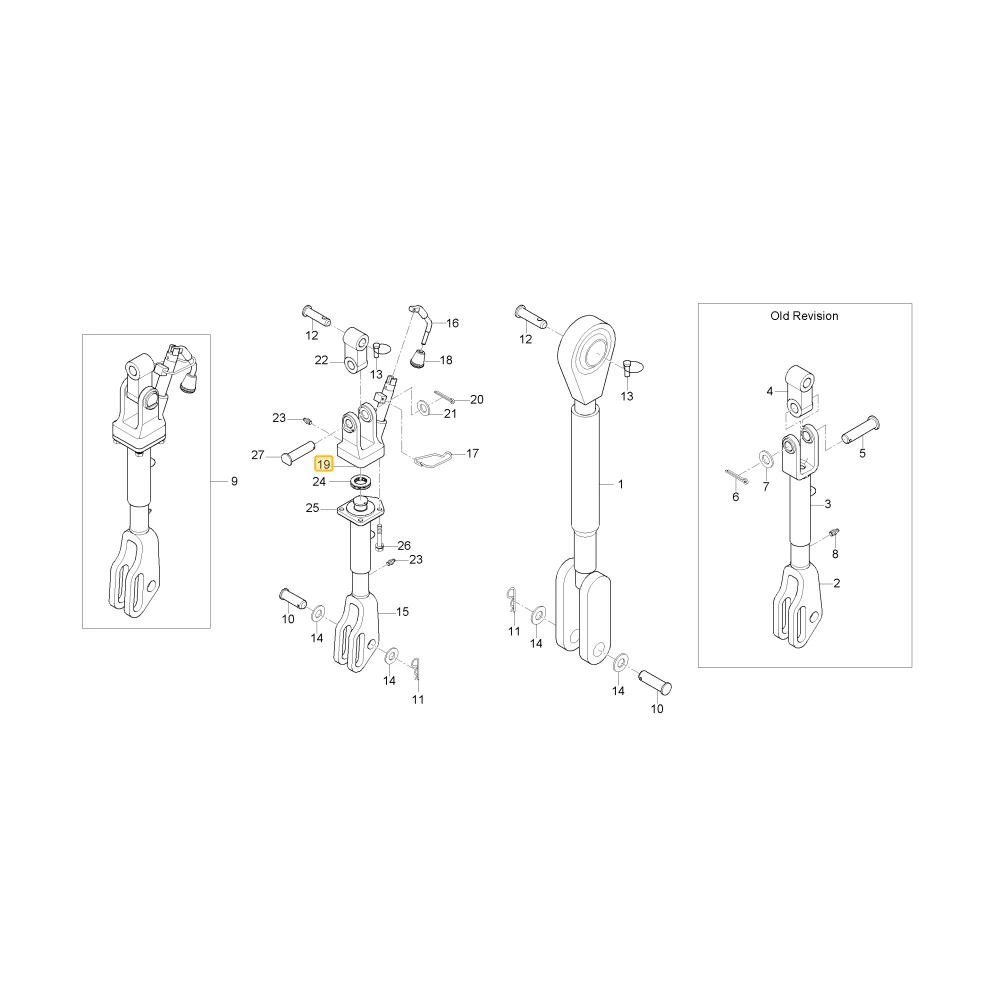 Obudowa koła zębatego drążka podnośnika KIOTI T4815-91312002