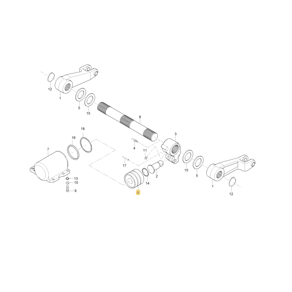 Tłok hydrauliczny KIOTI T4816-37312