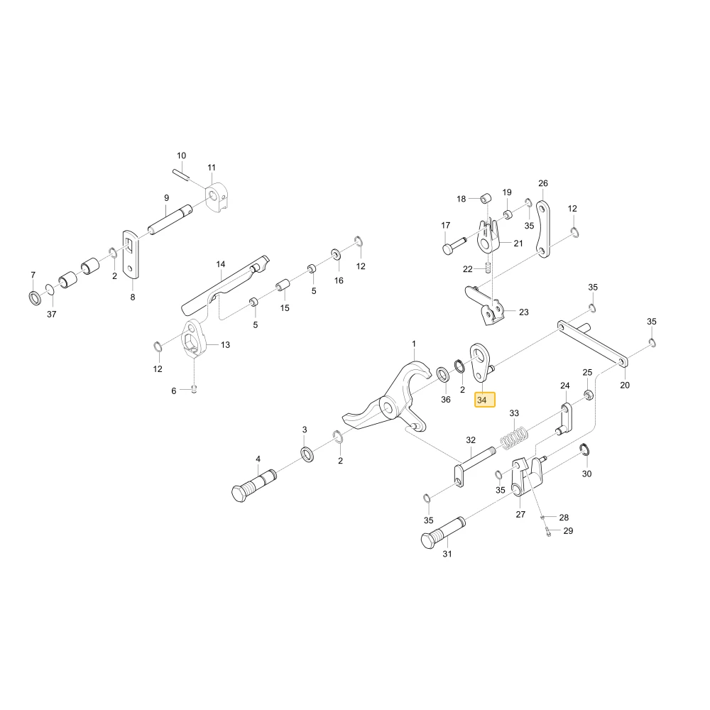 Łącznik kulkowy KIOTI T4816-39681