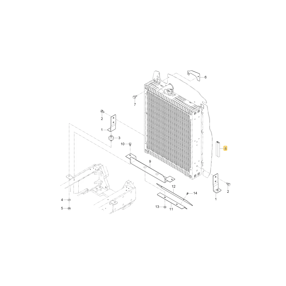 Uszczelka drzwi KIOTI T4816-50152