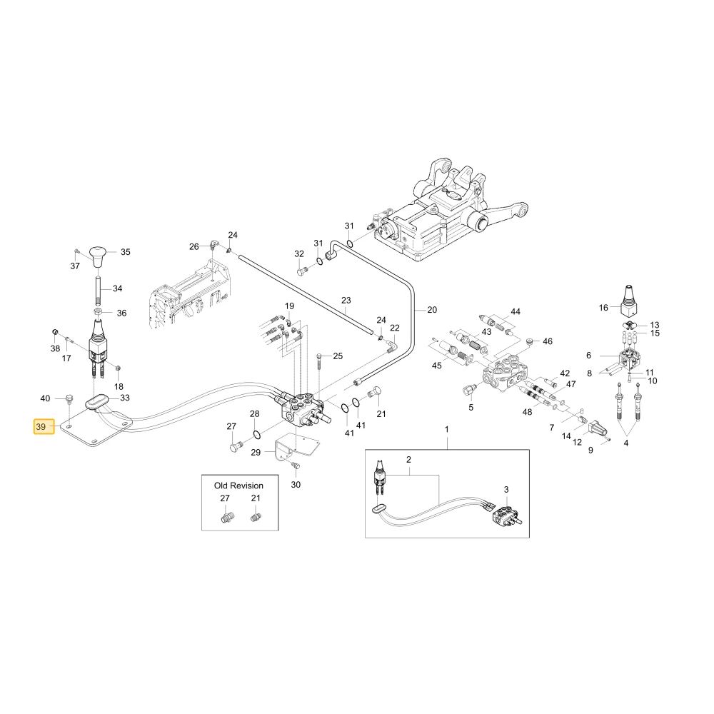 Pokrywa joysticka KIOTI T4816-64732