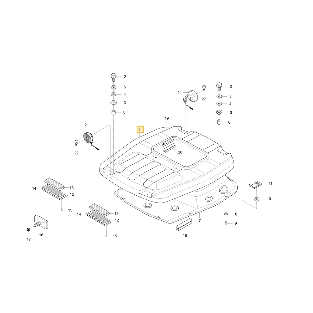 Dach KIOTI T4816-82001