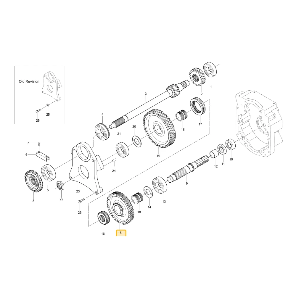 Koło zębate 41 KIOTI T4818-25031