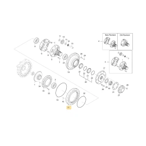 Wewnętrzne koło zębate 60 KIOTI T4818-44191