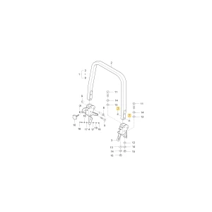 Opaska ROPS KIOTI T4818-88121