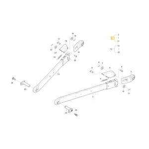 Dolny lewy łącznik KIOTI T4818-93011