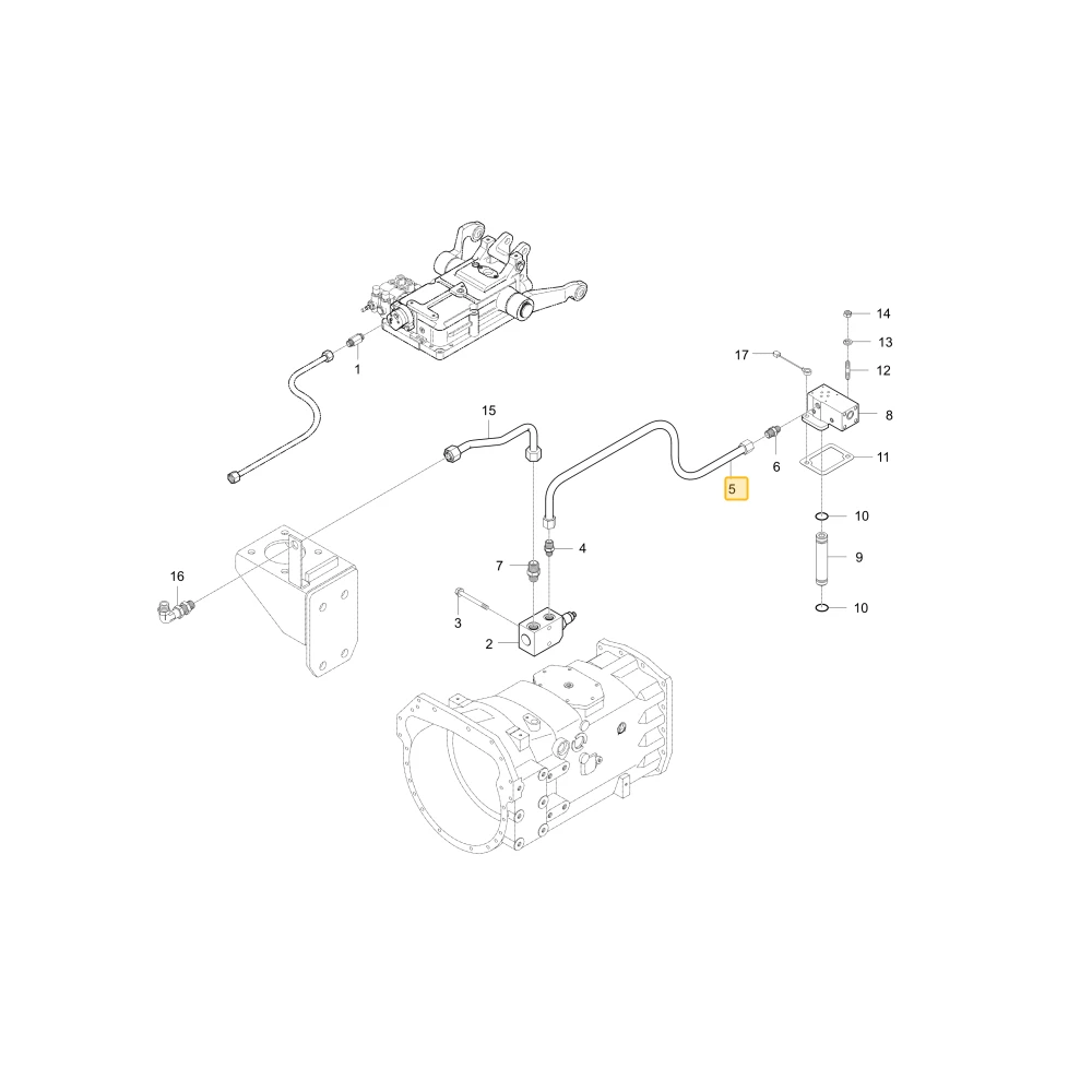 Rurka hydrauliczna WOM 3 KIOTI T4835-45752