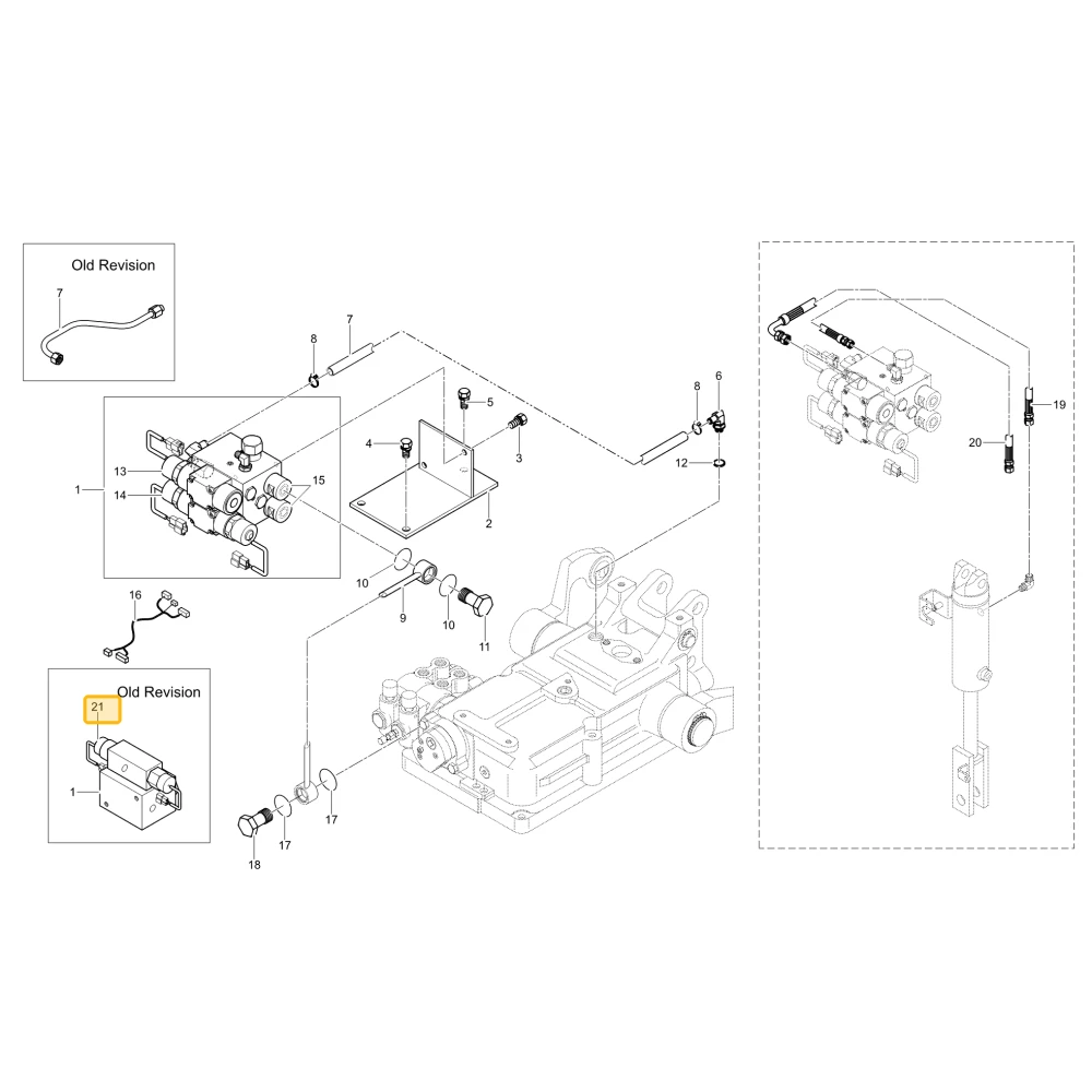 Zawór elektrozaworu KIOTI T4835-46691