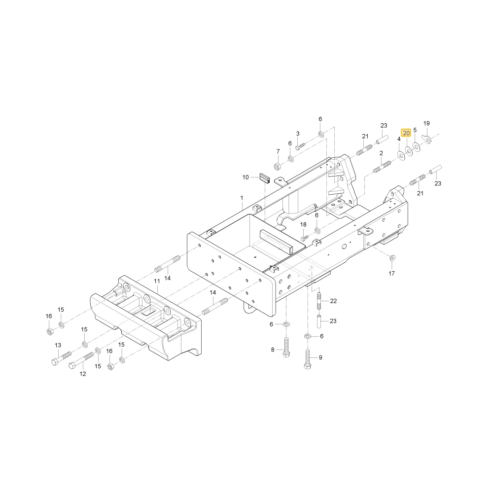 Podkładka regulacyjna 0.6 KIOTI T4835-50041