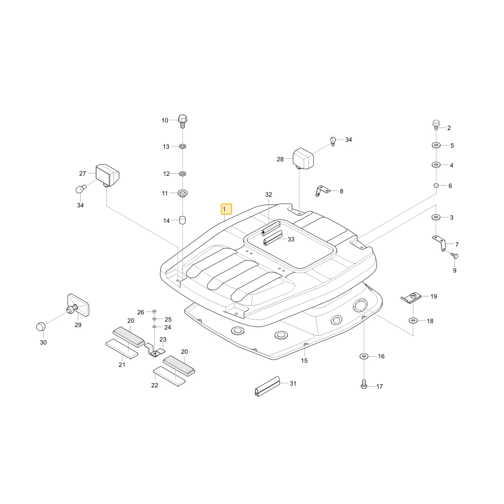 Dach KIOTI T4835-82002OE
