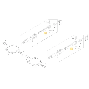 Obudowa lewego łącznika kontrolnego KIOTI T4835-91143