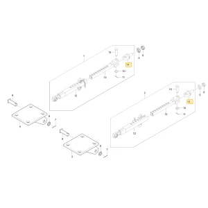 Sworzeń łącznika kontrolnego KIOTI T4835-91152