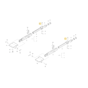 Sworzeń łącznika kontrolnego KIOTI T4835-91171