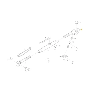 Obudowa górnego lewego łącznika KIOTI T4835-91701004