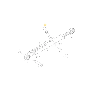 Uchwyt górnego łącznika KIOTI T4835-91701005