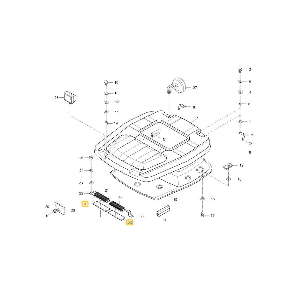 Filtr KIOTI T4837-81371