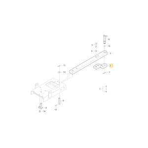 Belka zaczepowa U 2 KIOTI T4837-89521