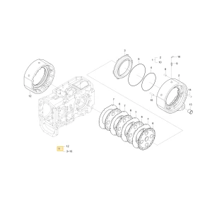 Obudowa prawego hamulca KIOTI T4850-26623