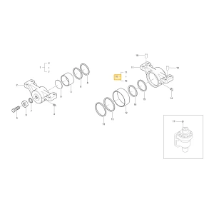 Wspornik przedniej tylnej osi KIOTI T4850-41901