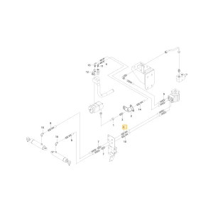 Wąż kierowniczy L KIOTI T4850-45324