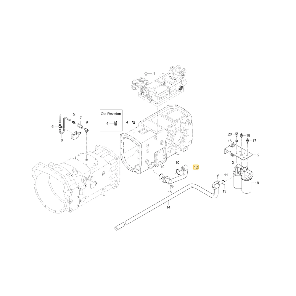Rura ssąca L1 KIOTI T4850-46118