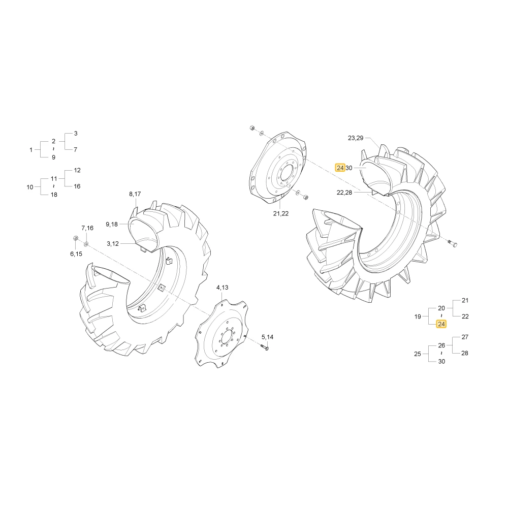 Rurka opony 18.4 30 KIOTI T4857-48841