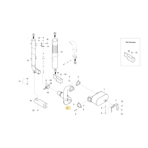 Złącze tłumika KIOTI T4876-12312