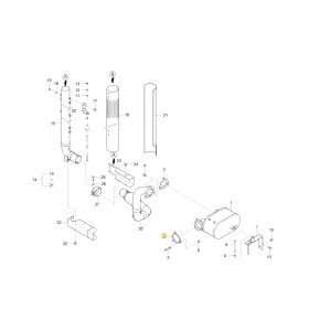 Uszczelka tłumika KIOTI T4876-12502