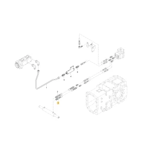 Wąż kierowniczy L1 KIOTI T4876-45491