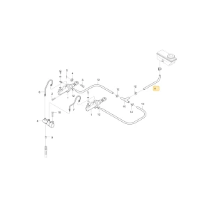 Wąż sprzęgła hydraulicznego KIOTI T4876-55564