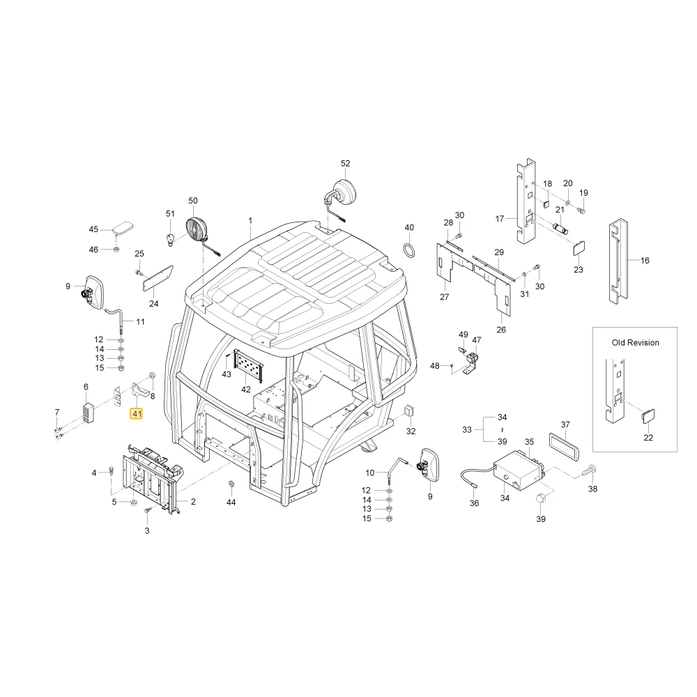 Pokrywa lampy kierunku KIOTI T4876-76193