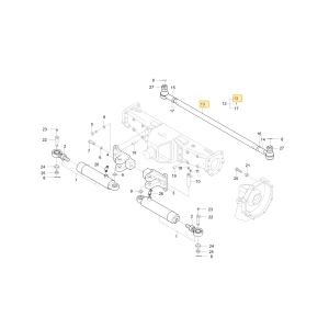 Drążek ściągający KIOTI T4877-31131001