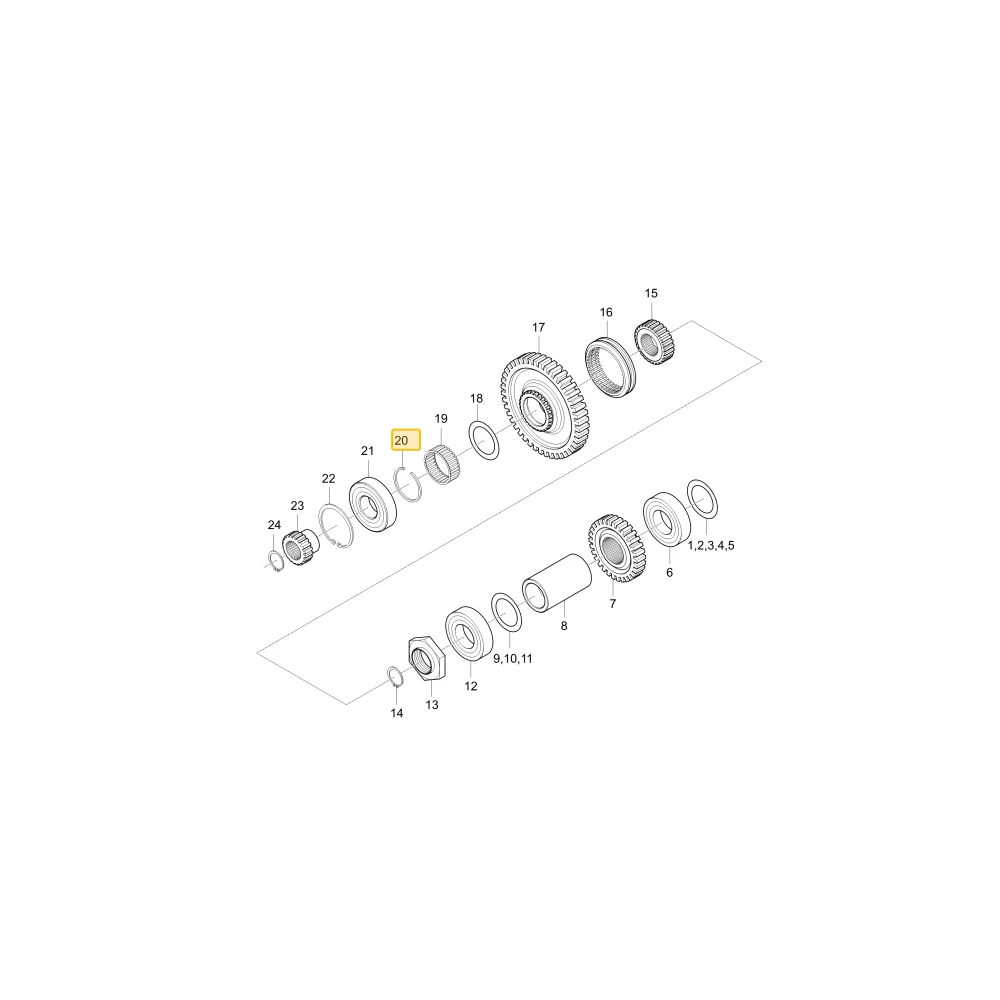 Pierścień zatrzasku KIOTI T4880-25171