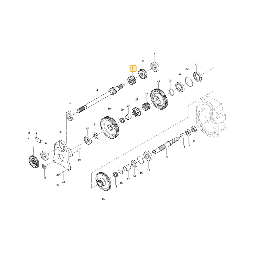 Koło zębate 16 KIOTI T4880-25241