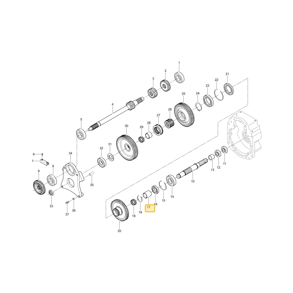 Wewnętrzny pierścień KIOTI T4880-25332
