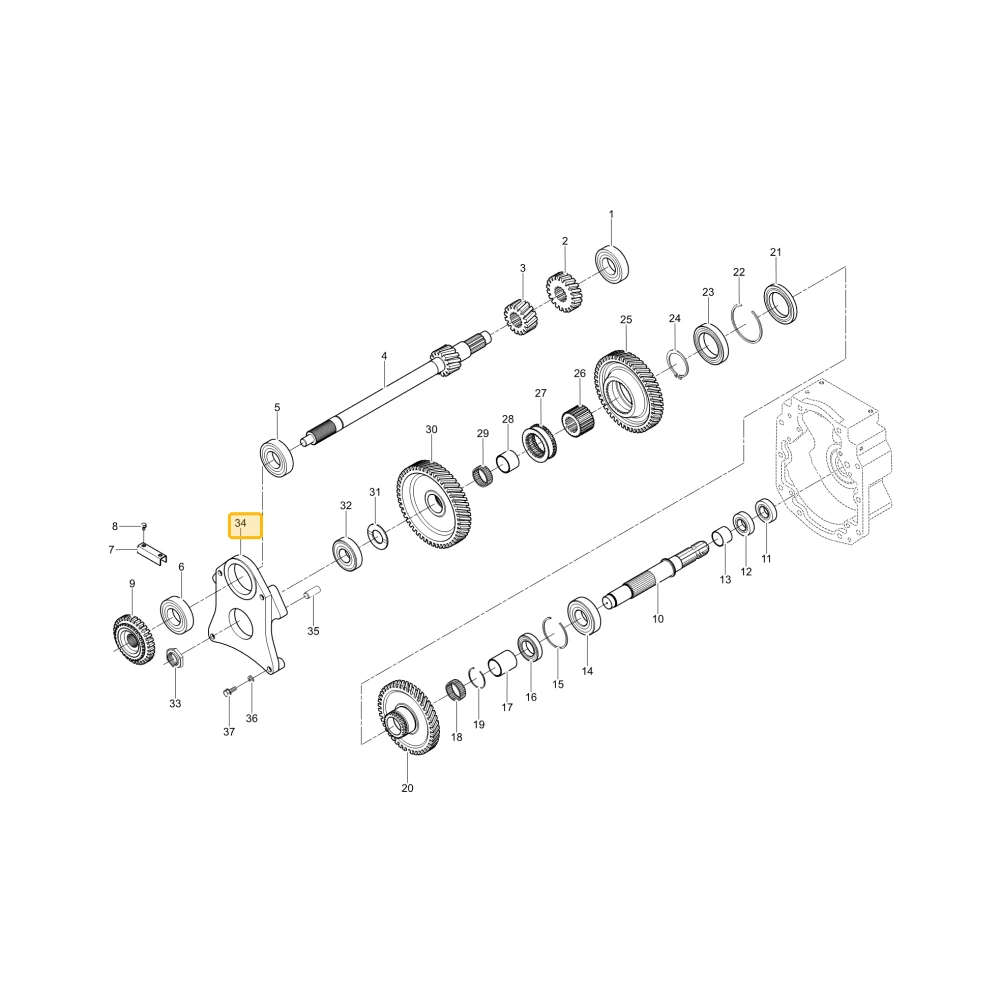 Obudowa łożyska WOM KIOTI T4880-25432