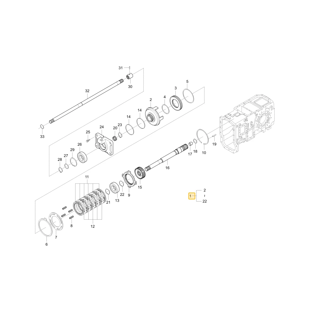 Sprzęgło WOM KIOTI T4880-25603