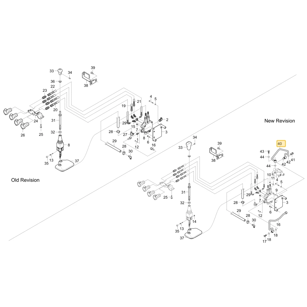 Rurka hydrauliczna L1 KIOTI T4880-45624