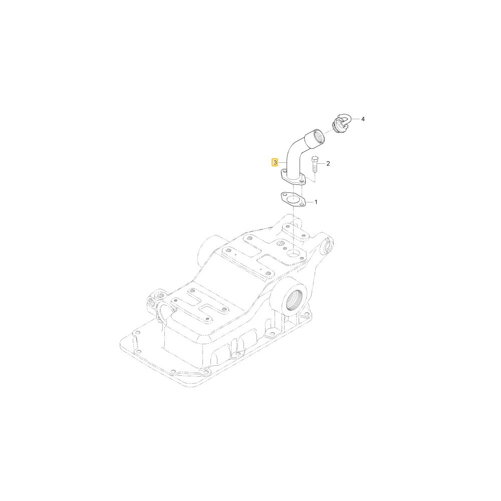 Rurka oleju Inlte KIOTI T4880-45901BB