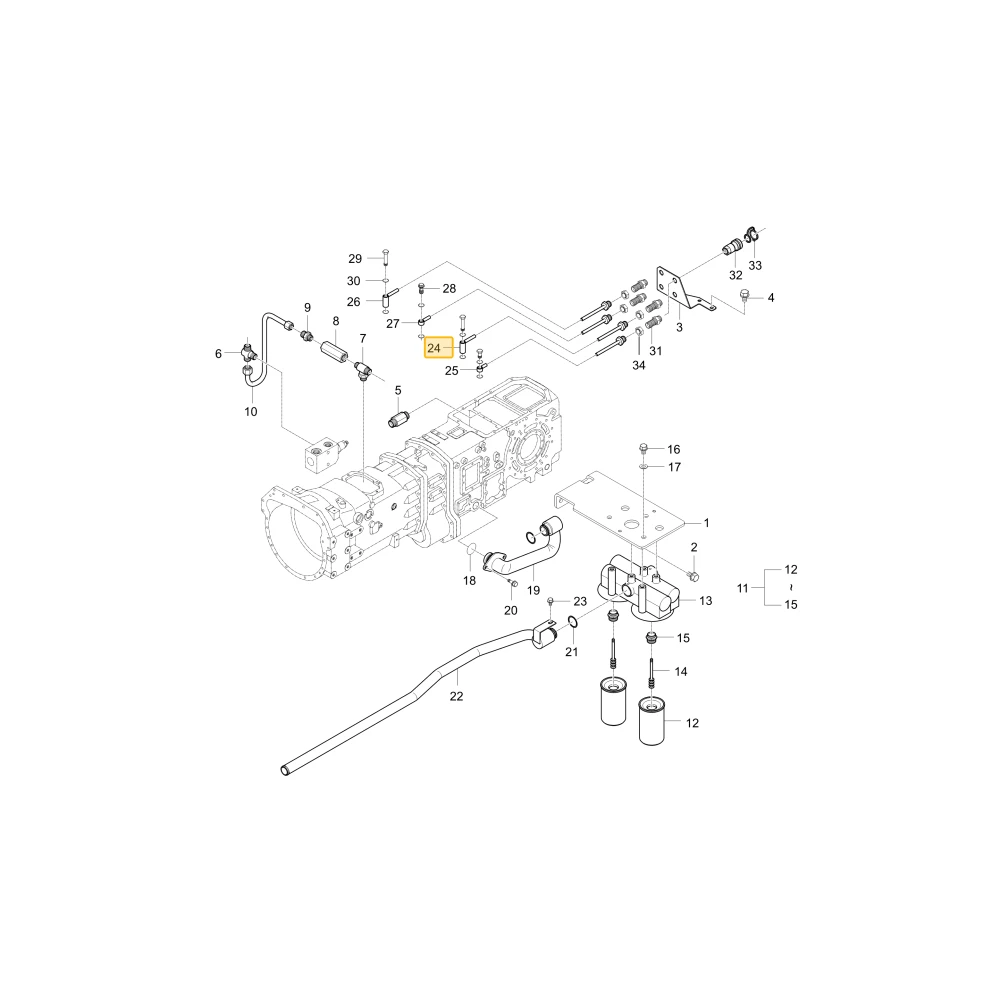 Rurka hydrauliczna A KIOTI T4880-46382