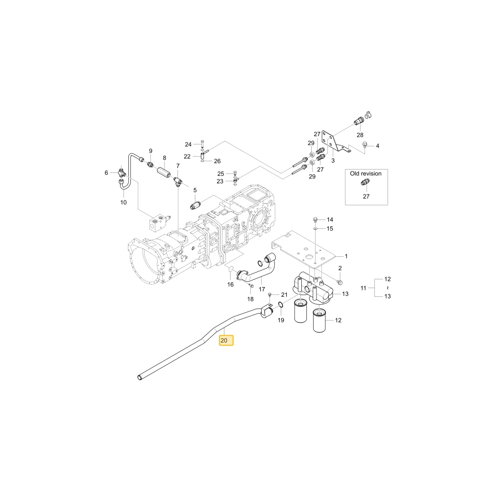 Rura ssąca L2 KIOTI T4880-47122