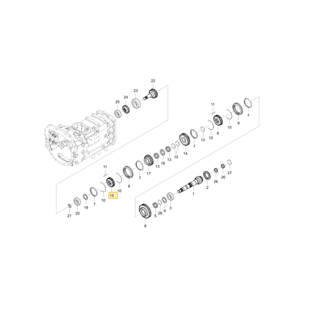 Piasta synchronizatora KIOTI T4920-21781