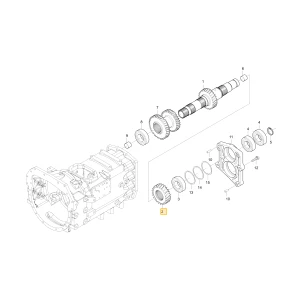 Koło zębate 24 KIOTI T4920-22521