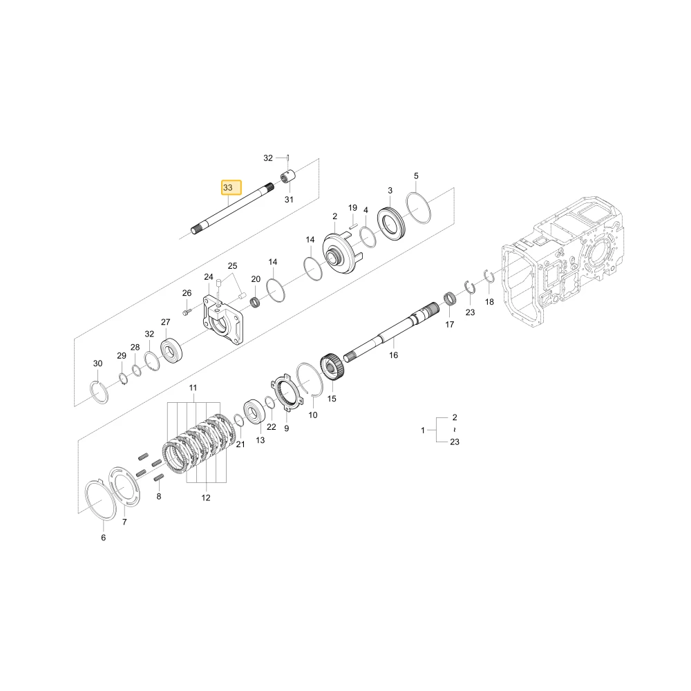 Wał napędowy WOM KIOTI T4920-22641