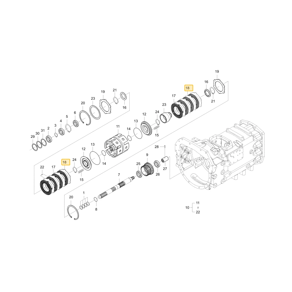 Płyta sprzęgła FWD Bwd KIOTI T4920-22782