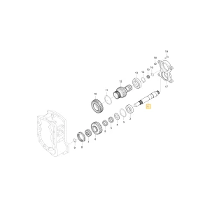 Wał wielowypustu KIOTI T4920-23353