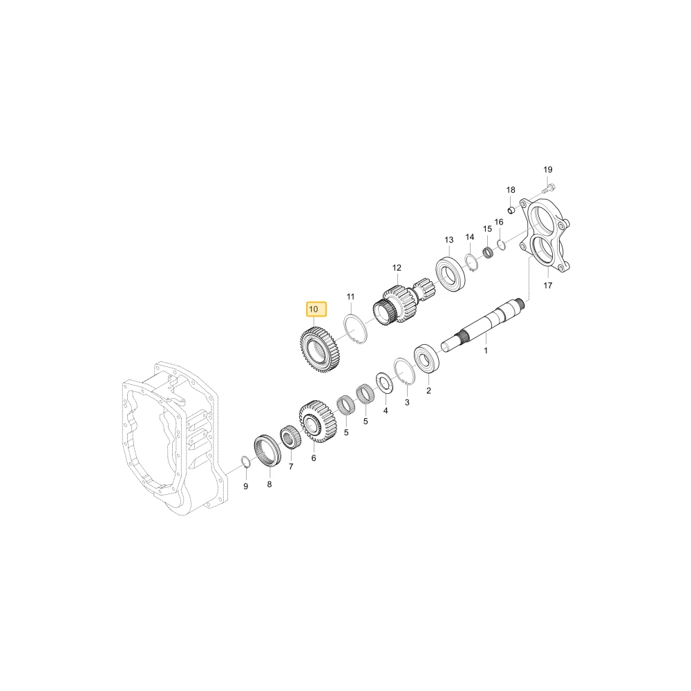 Koło zębate 43 KIOTI T4920-23511